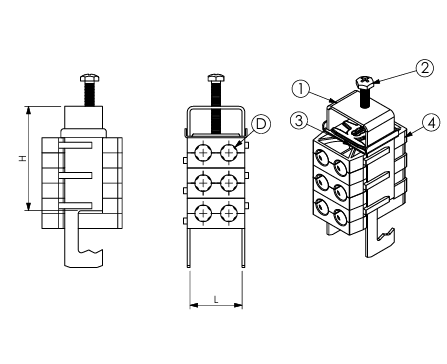 sRF M/ 6x1/2''(17) - 6115560612 - 25PCS
